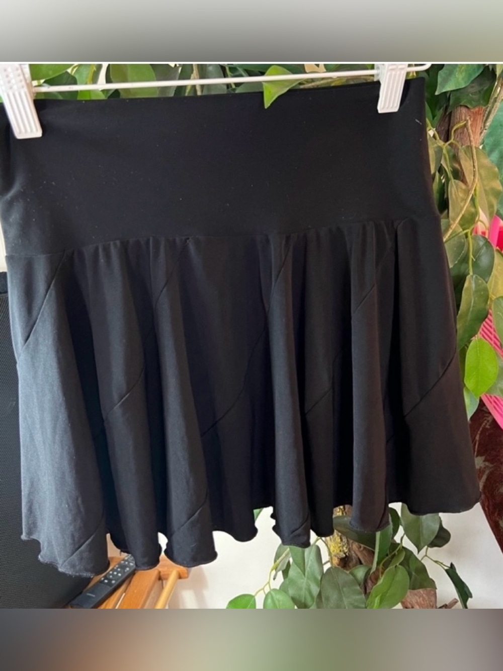 Women's Black Flared Skirt